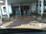 Pasca bencana banjir di Desa Tiwoho, Kecamatan Wori.