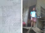 Masyarakat desa Tanggari Penerima bantuan beras yang diganti dengan keluarga oknum Pala.