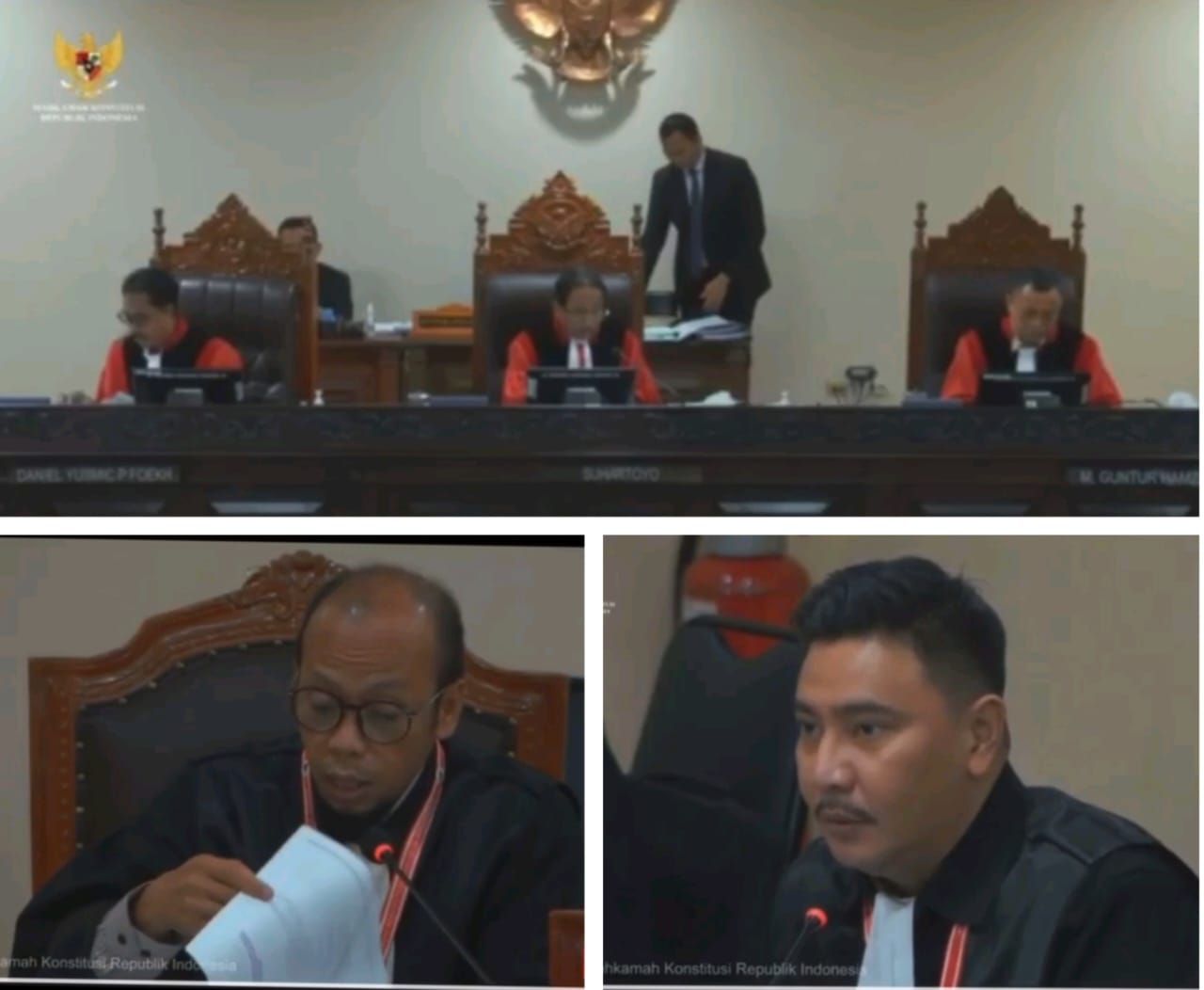 Situasi sidang di MK 