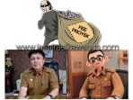 Foto: Sekda Minut Novly Wowiling bersanding dengan AI Kartun Oknum Diduga Opung Alias Ketua Kelas.