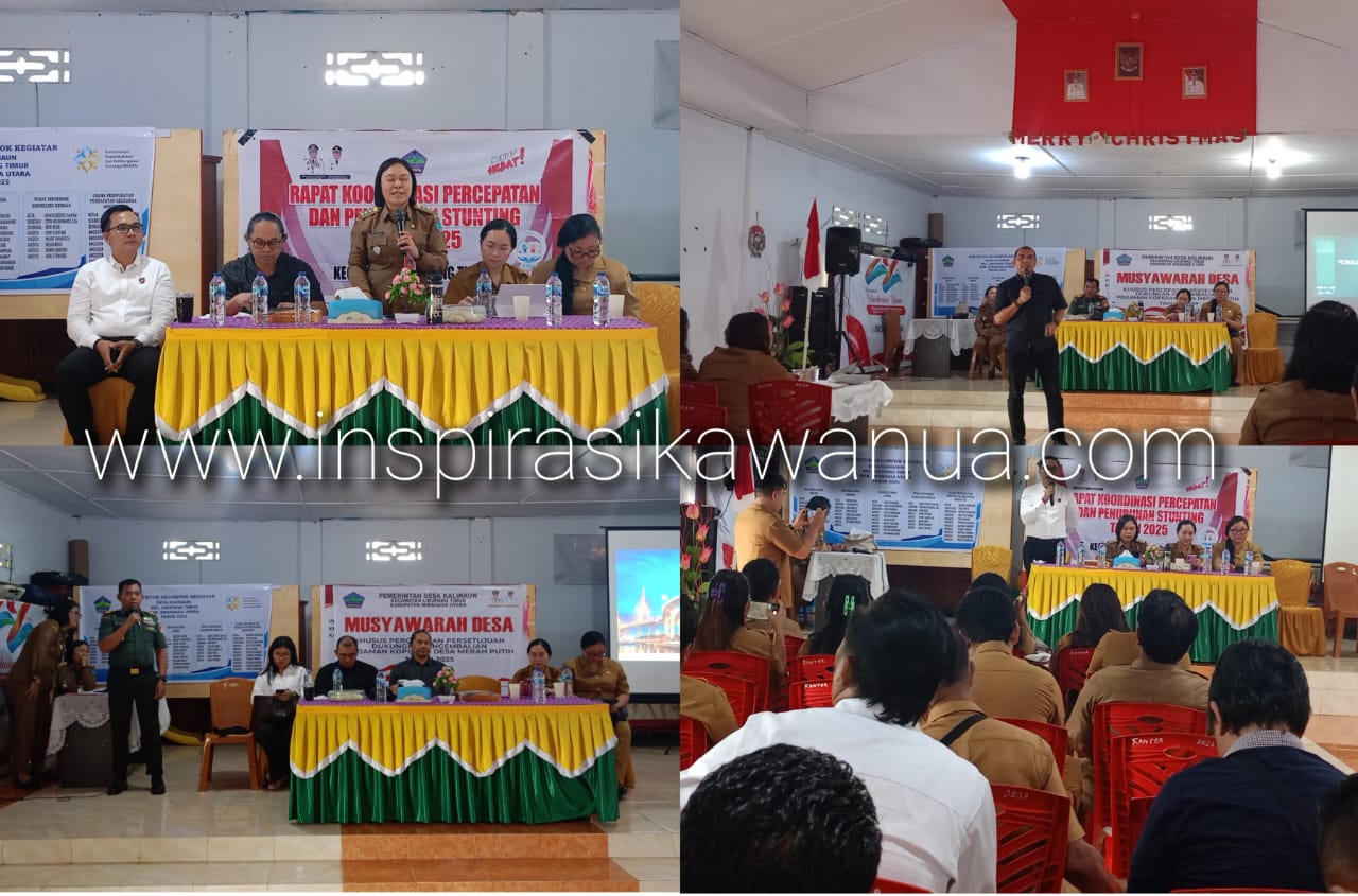 Rakor Kecamatan Likupang Timur di desa Kalinaung.