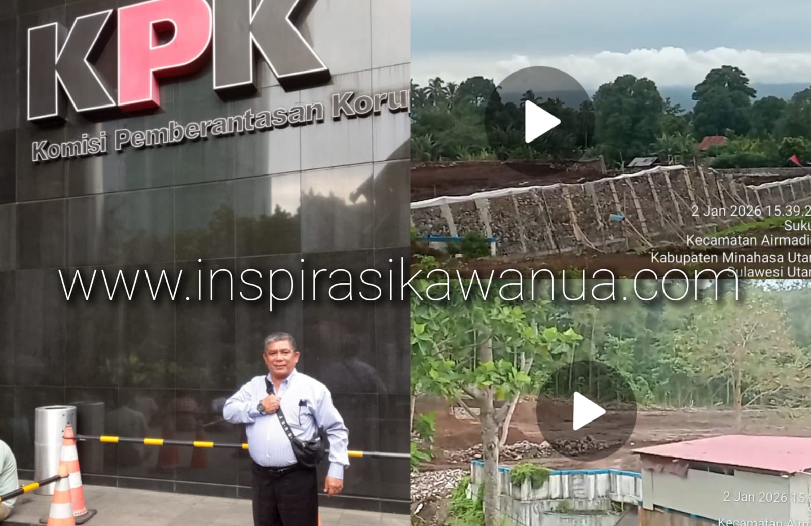 Ketua LSM Minut Connection yang juga Koordinator Advokasi Rakyat Untuk Nusantara (ARUN) Wilayah Indonesia Timur Johan Awuy.