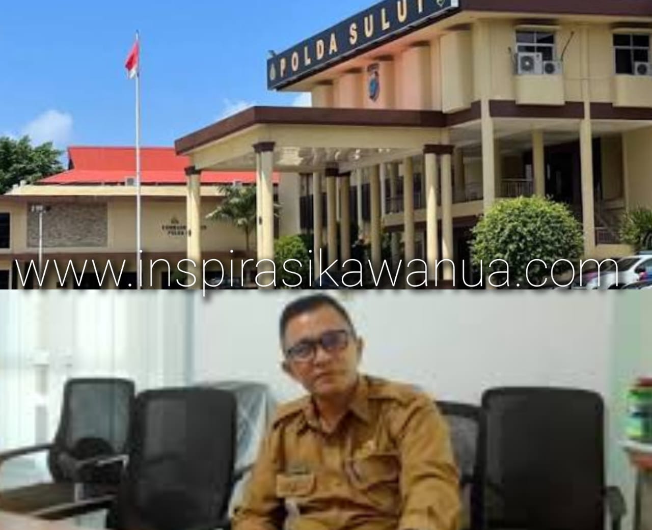Kepala Inspektorat Minut Stefen Tuwaidan Kembali di Periksa Penyidik Polda Sulut.