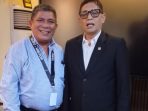 Ketum ARUN Bob Hasan yang juga Ketua Baleg DPR RI bersama Johan Noldy Awuy Koordinator ARUN Wilayah Indonesia Timur.